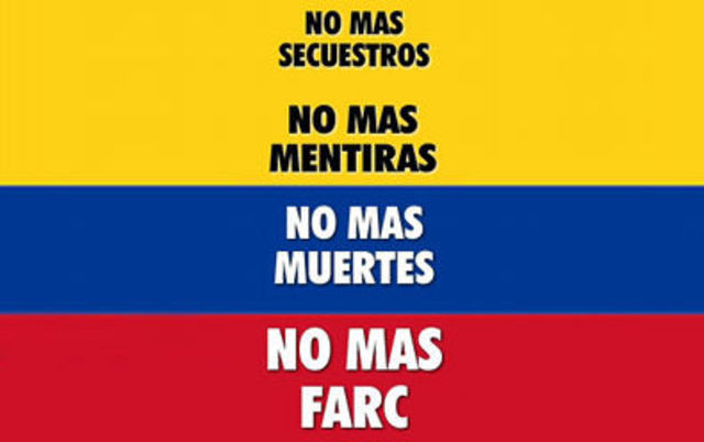 marcha contra las FARC
