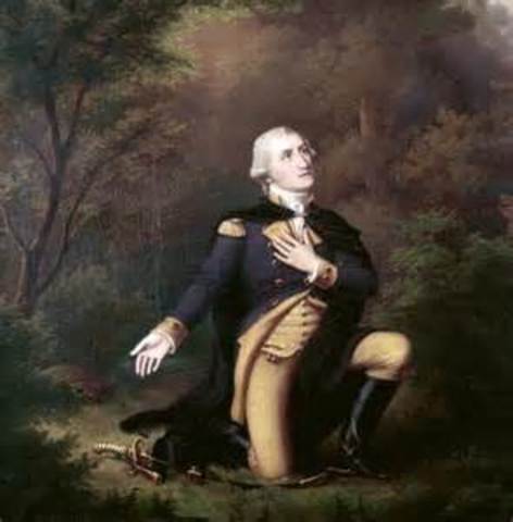 George Washington resigns from office
