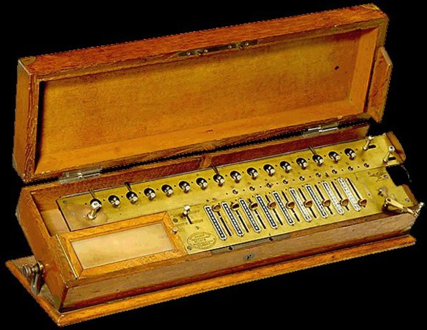 CALCULADORA MECANICA "ARITMÓMETRO"