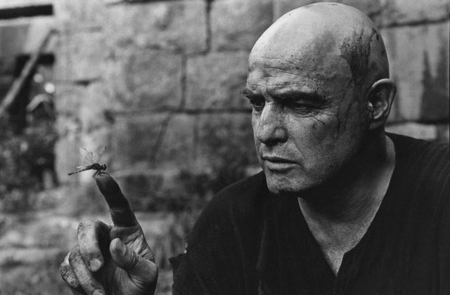 Plays Colonel Kurtz in Apocalypse Now with Robert Duvall and Martin Sheen.
