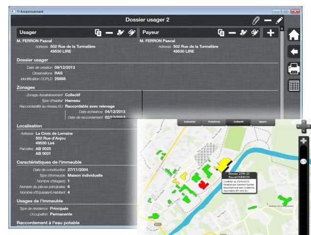 Dépôt données SPANC sur SIG