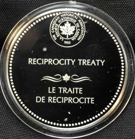 Reciprocity Treaty signed between British North America and the USA