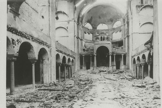 Kristallnacht -Hitler destroys Jewish Neiborhoods