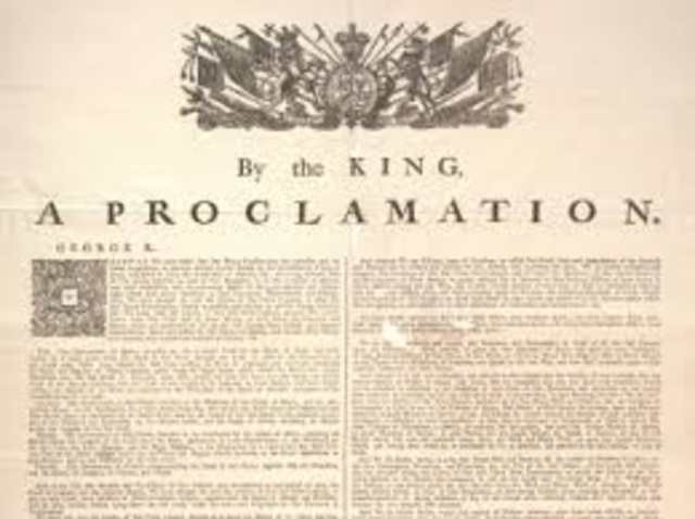 Proclamation on 1763