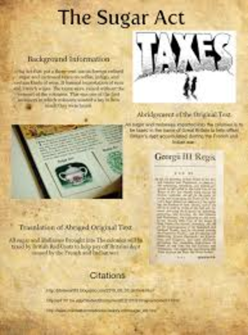 1764: Sugar Act