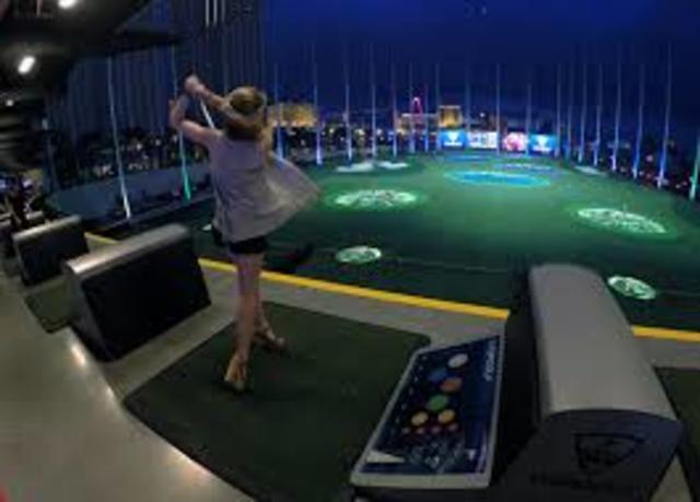 My first paying job : Top Golf