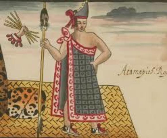 The first king of Tenochtitlan 1376