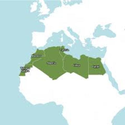 Spread into North Africa