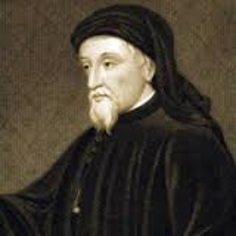 Chaucer writes The Canterbury Tales