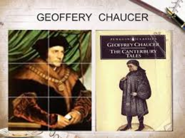 Chaucer writes The Canterbury Tales