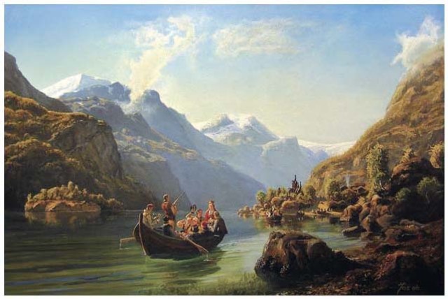 Brudeferden i hardanger