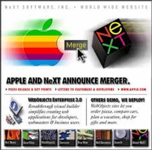 Apple compra NeXT (steve jobs)