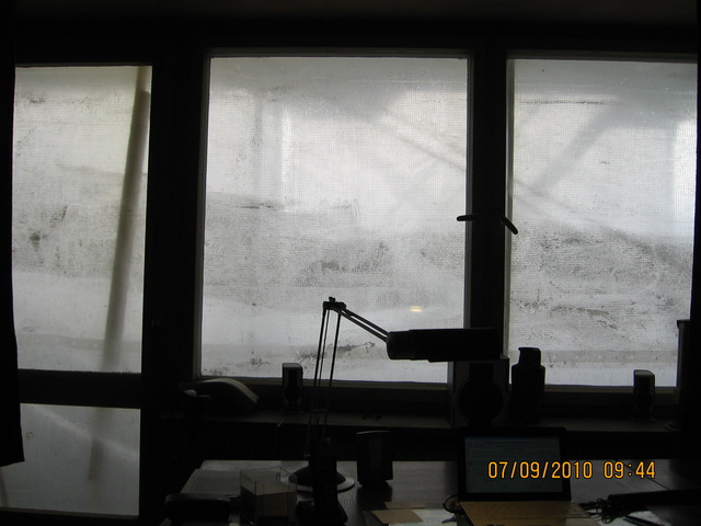 Blick aus dem Fenster