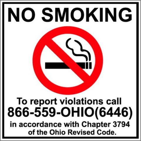 The Ohio Statewide Smoking Ban went into effect.