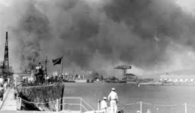 *Japan bombs Pearl Harbor- U.S enters WWII. World War II
