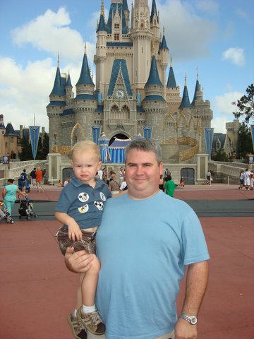 Connor went to Disney World for the first time.