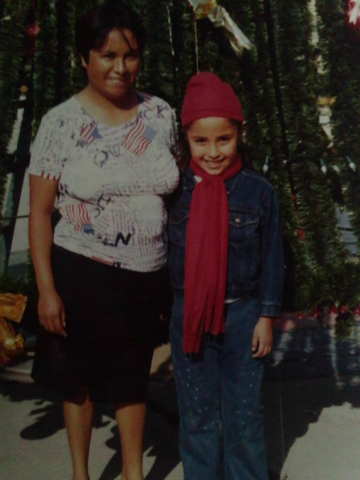 una navidad en la escuela en compañía de mama