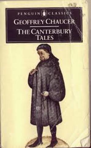 Chaucer writes The Canterbury Tales
