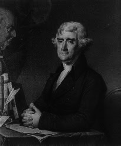 Thomas Jefferson elected president