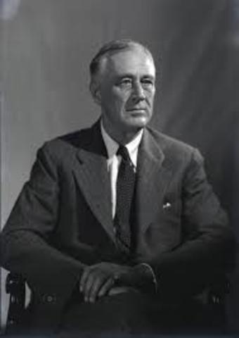 FDR elected for President for the second time