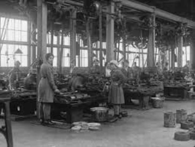 War industries board established to regulate production to WWI