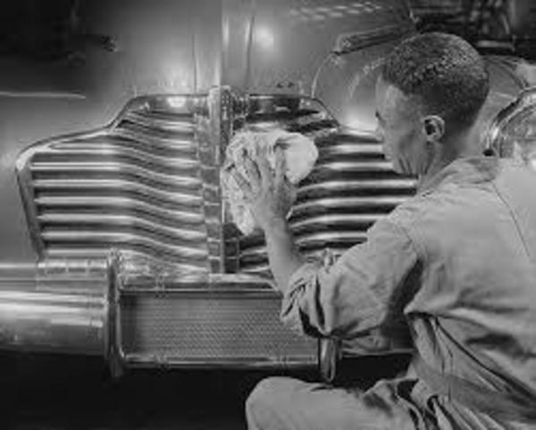 Henry Ford opens his assembly lines to African American workers