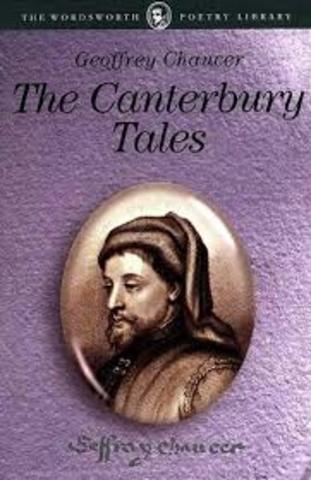 1387 chaucer writes the canterbury tales