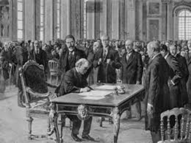 the signing of the treaty of versailles ended world war i