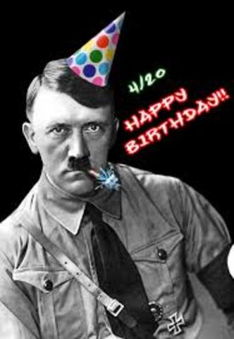 Adolf Hitler's Birthday