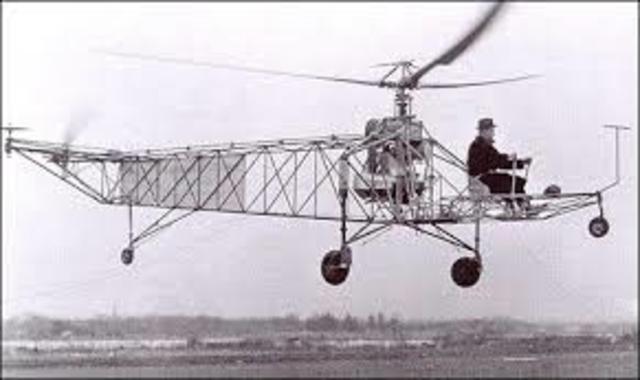 First working Helicopter made