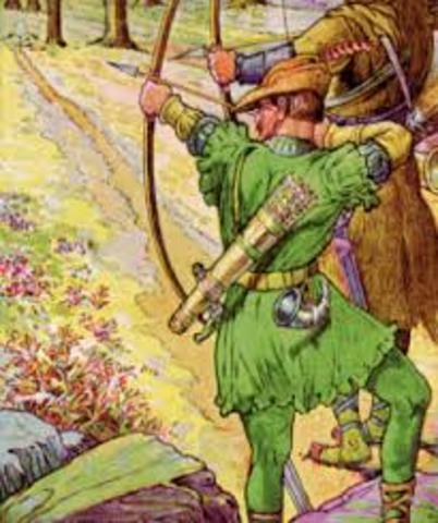first appearance of Robin Hood in literature