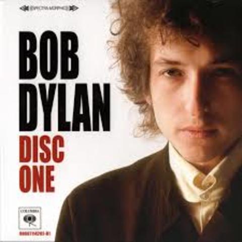 bob dylan realeased his first album