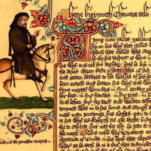 Chaucer writes The Canterbury Tales
