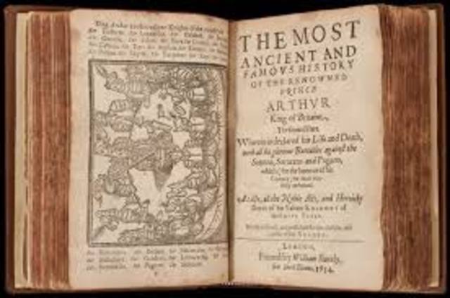 first printing of Le Morte d’Arthur