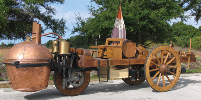 The introduction of an automobile