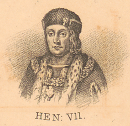 1485-First Tudor king, Henry VII, is crowned