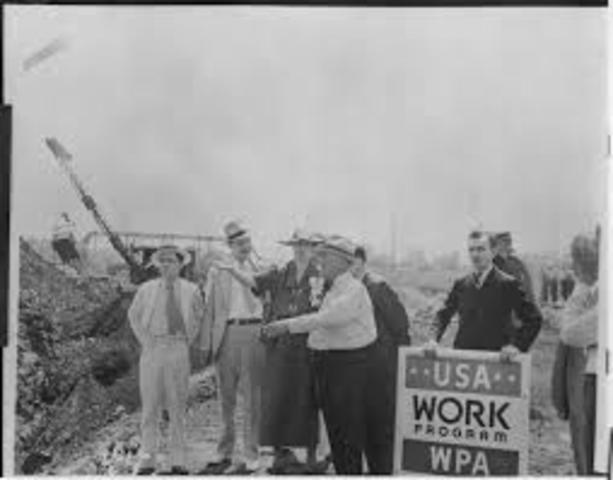 works progress administration established
