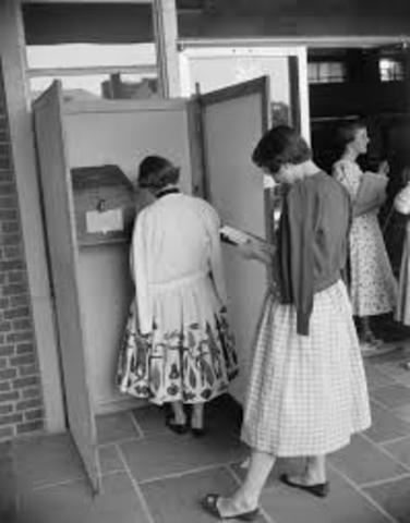 Women Voting!