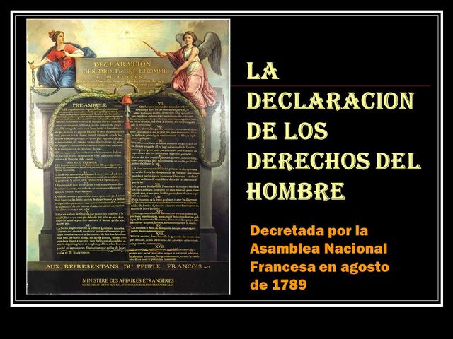 DECLARACIÓN DE LOS DERECHOS DEL HOMBRE (1789)