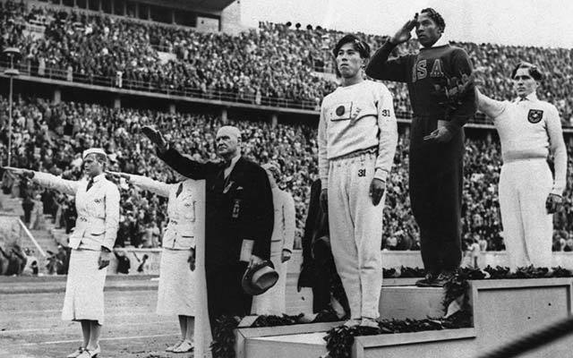 Jesse Owens wins four Gold Metals at Olympics in Germany
