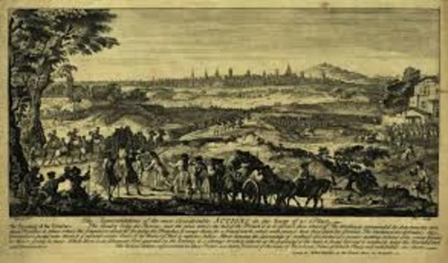 Inici del setge a Barcelona