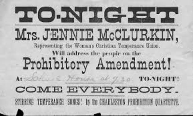 Passage of Prohibition