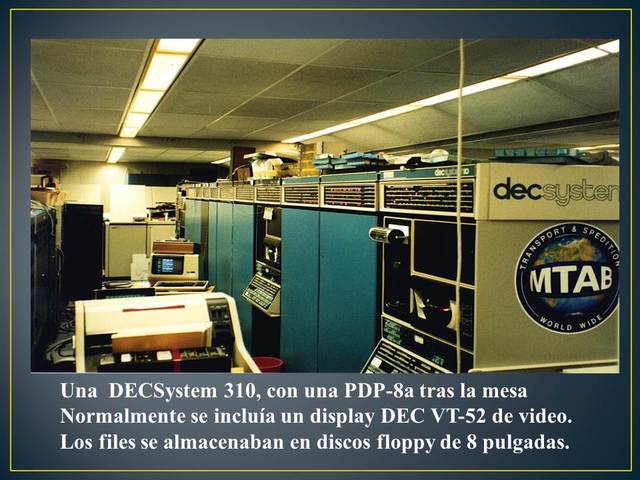 Una  DECSystem 310, con una PDP-8a