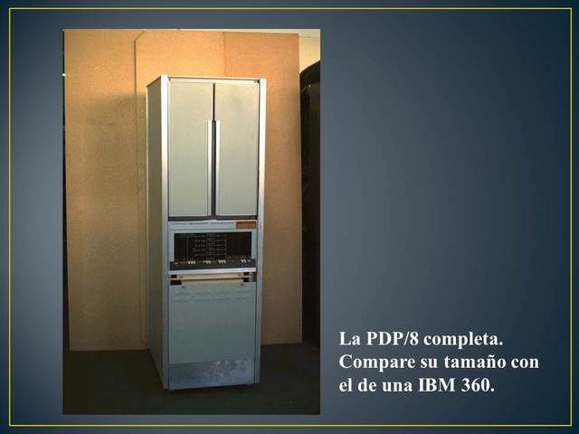 La PDP/8 completa.