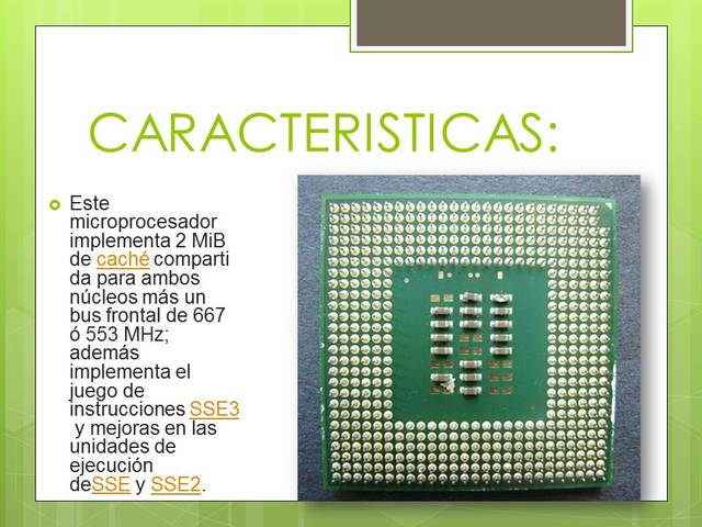 intel core caracteristicas