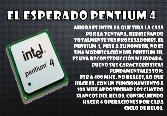 EL ESPERADO PENTIUM 4