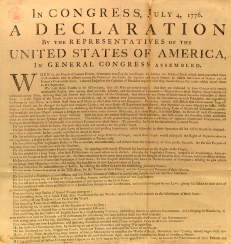 Declaration Of Independence