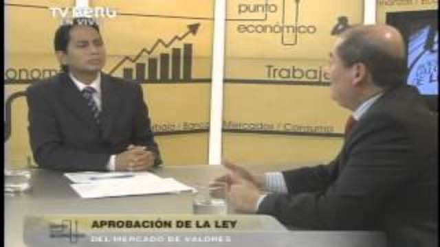 Aprobación de la  Ley de Mercado de Valores