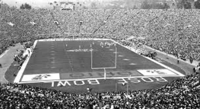 The first Rose Bowl game