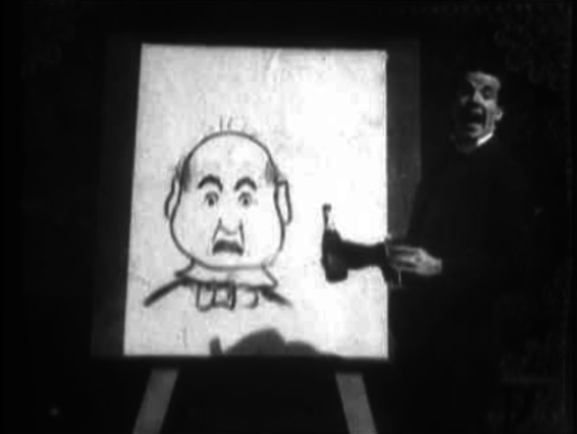 The Enchanted Drawing- First Film created with standard picture film